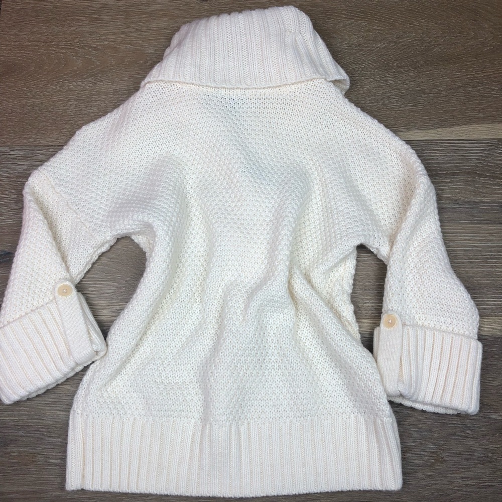 NWT Talbots Cable Knit Cowl Sweater - Picture 2 of 3